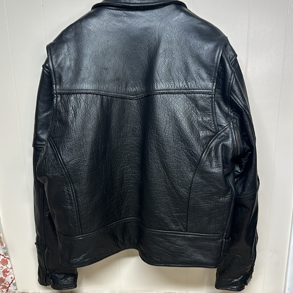 Tennessee Full Grain Leather Motorcycle Jacket with Zip out Liner Sz 2X - Picture 9 of 16